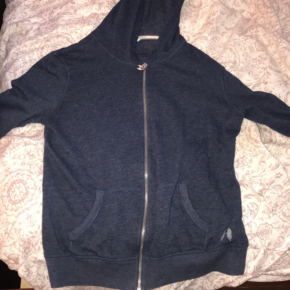 Navy blue pink jacket